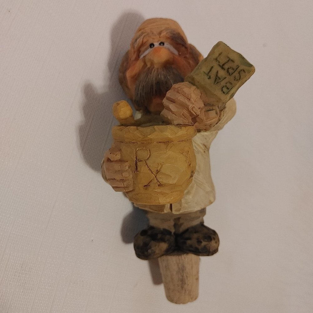 FUNNY Decorative Wine Bottle Stopper Topper Cork BAT SPIT